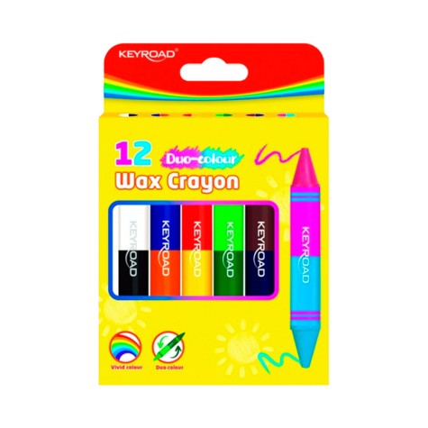 KEYROAD CRAYONES DUO DE 12COLORES KR972803
