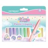 Thumbnail KEYROAD CRAYONES DE PLASTICO DE DOBLE PUNTA DE 12 COLORES PASTELES KR9733430