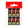 Thumbnail KEYROAD SET DE 6 MINI BORRADORES NEGROS LIBRES DE PVC0
